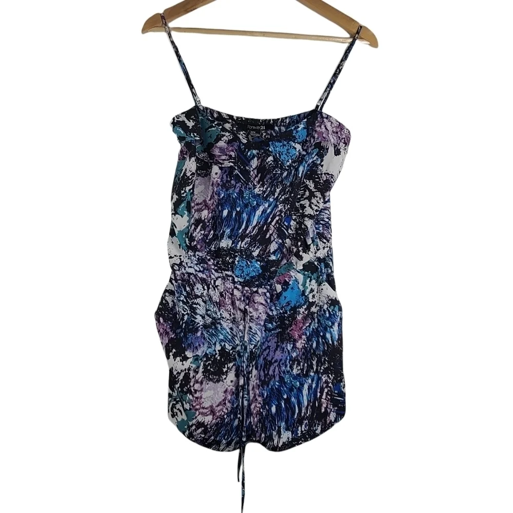 Forever‎ 21 Multicolored Romper sz Medium
